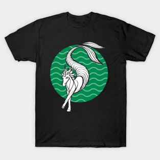 Mermaid Unicorn — Inktober Unicorn illustration series T-Shirt